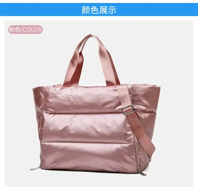 Women's Waterproof Crossbody Yoga Travel Bag Blue Gradient — feature 81