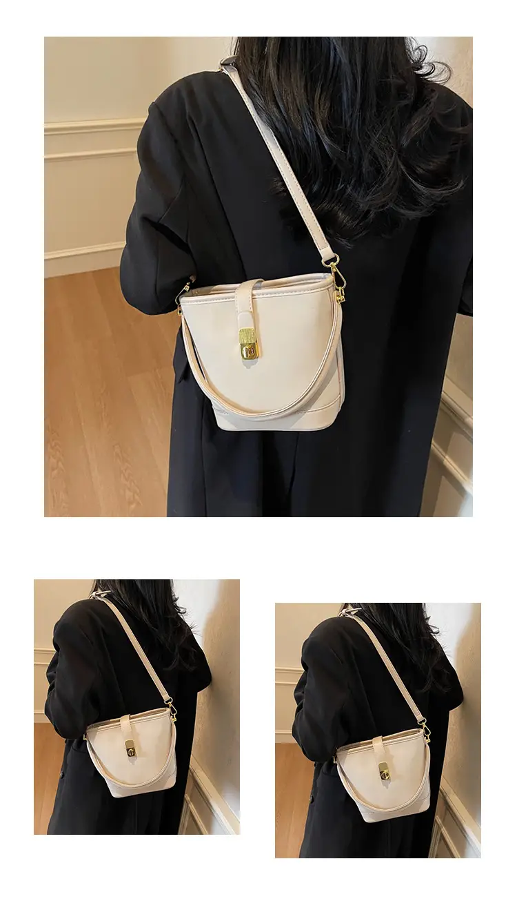 Retro Handheld Bucket Bag Women Brown 2025 — feature 12
