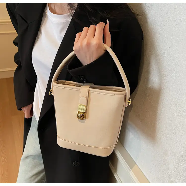 Retro Handheld Bucket Bag Women Brown 2025 — feature 50