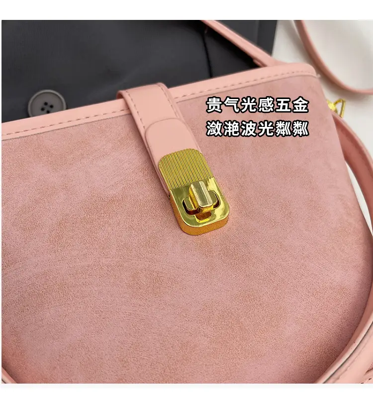 Retro Handheld Bucket Bag Women Brown 2025 — feature 6
