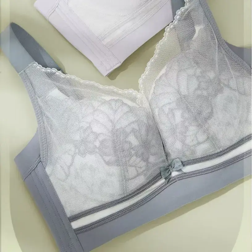 Spring Lace Bra Without Underwire Adjustable 8877 - Image 6