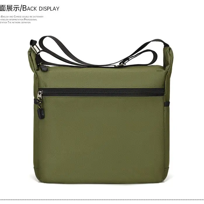Men's Waterproof Business Shoulder Bag with 12Zeros Zip - Image 6