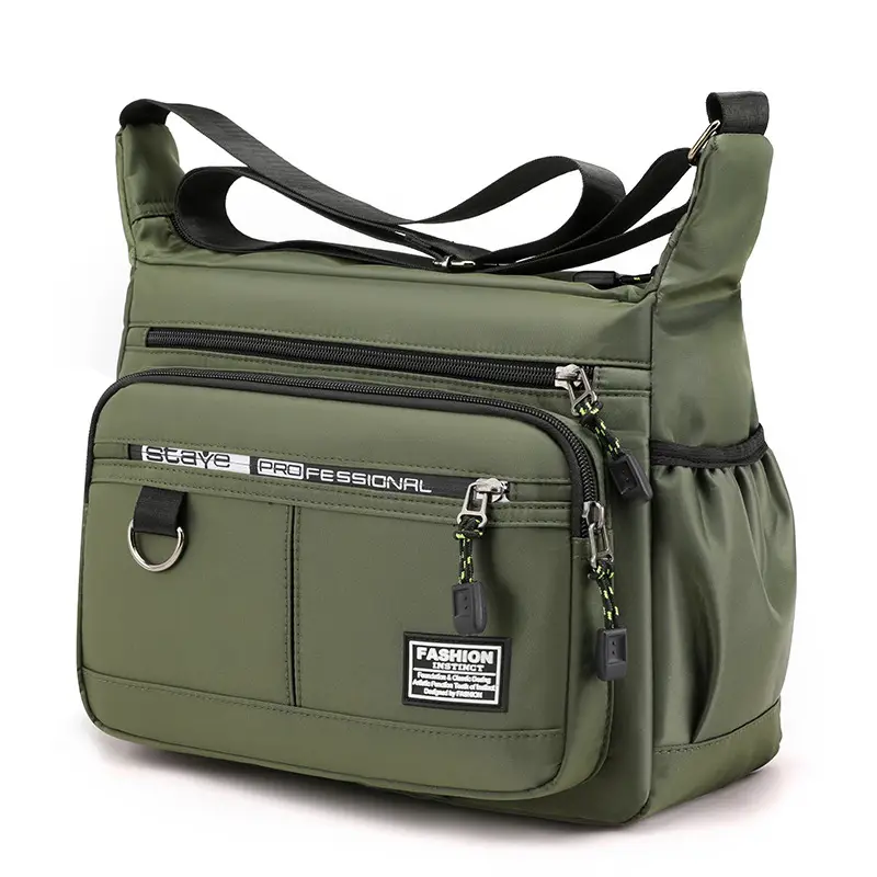 Men's Waterproof Business Shoulder Bag with 12Zeros Zip - Image 9