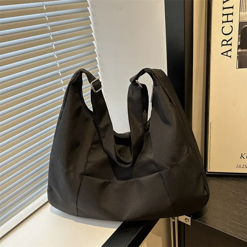 Simple Korean Casual Shoulder Bag Olive Green 2024 - Image 6