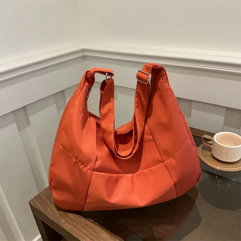 Simple Korean Casual Shoulder Bag Olive Green 2024 - Image 7
