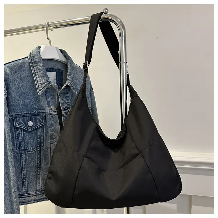 Simple Korean Casual Shoulder Bag Olive Green 2024 — feature 18