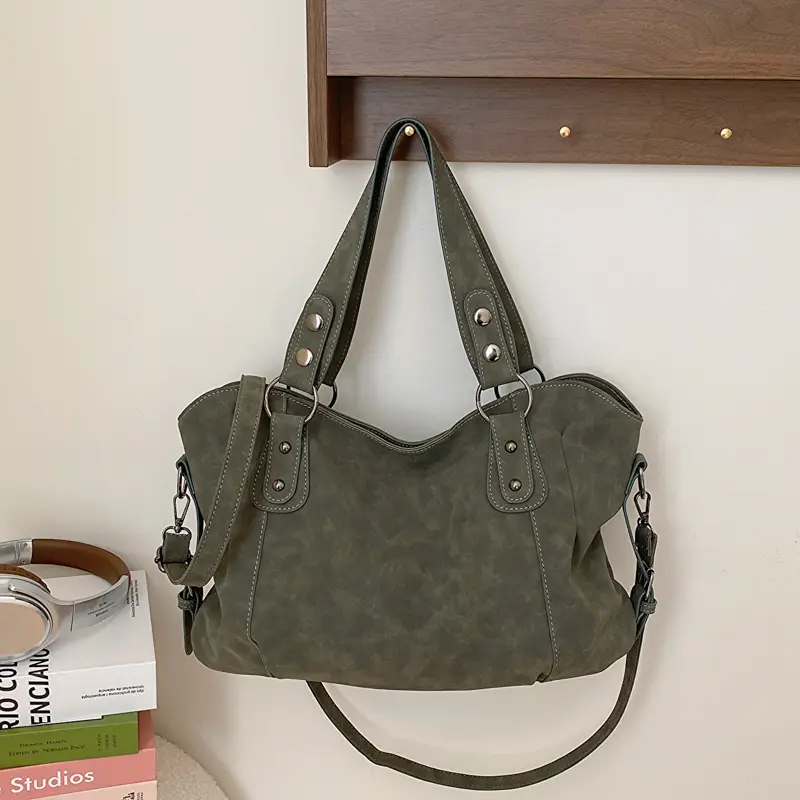 Vintage Frosted Tote Bag Women 2024 New Style