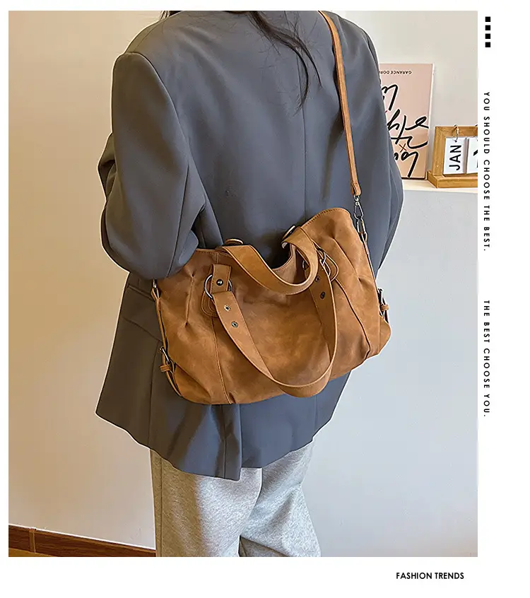Vintage Frosted Tote Bag Women 2024 New Style — feature 1