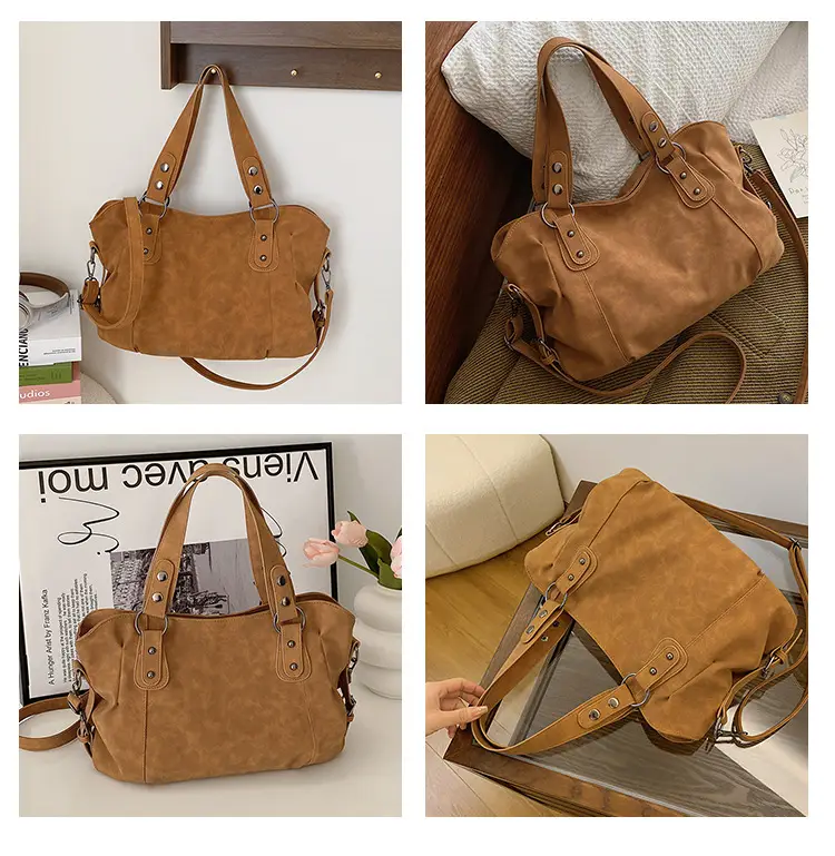 Vintage Frosted Tote Bag Women 2024 New Style — feature 11