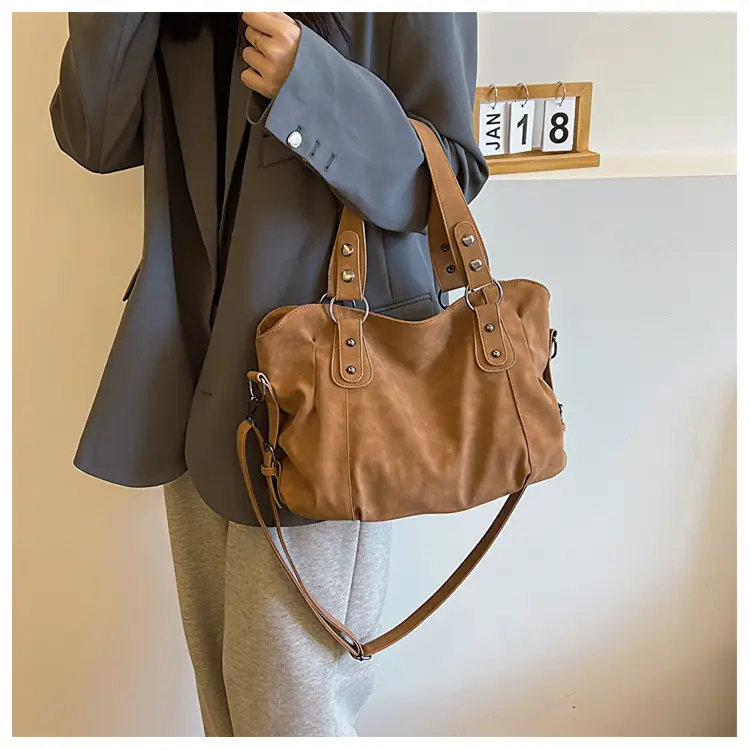 Vintage Frosted Tote Bag Women 2024 New Style — feature 30