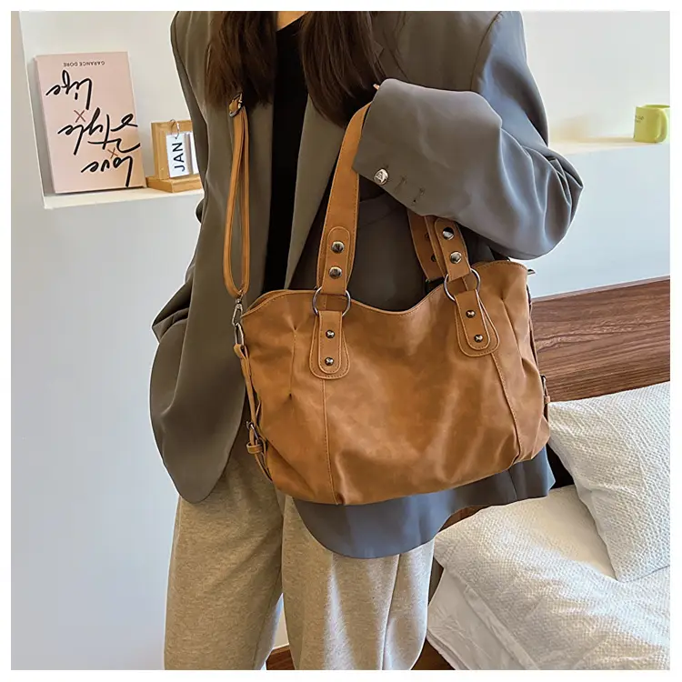 Vintage Frosted Tote Bag Women 2024 New Style — feature 33