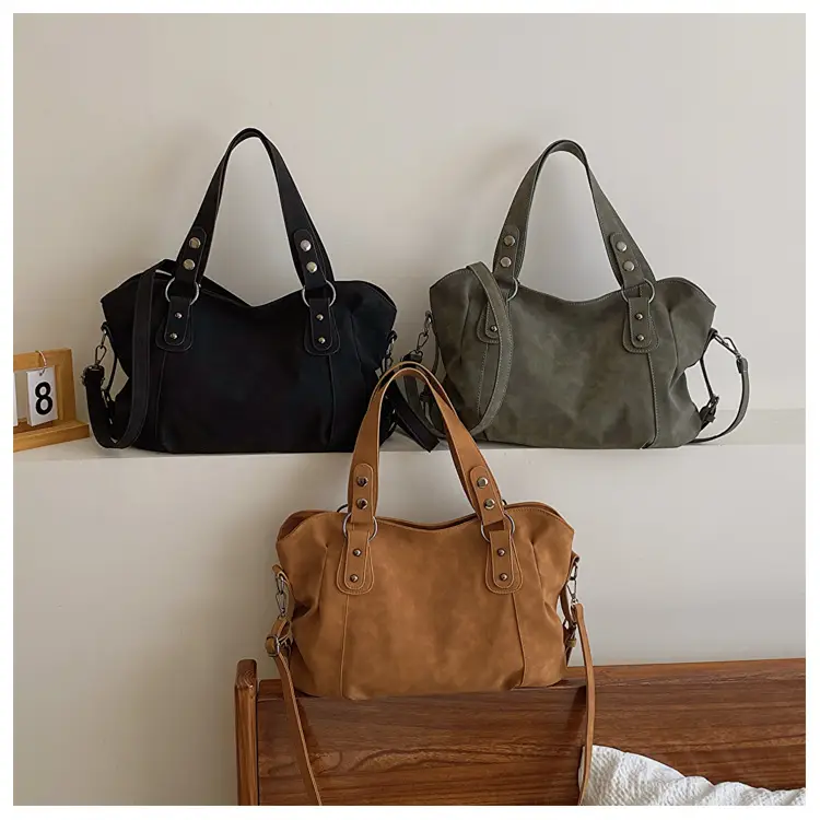 Vintage Frosted Tote Bag Women 2024 New Style — feature 43