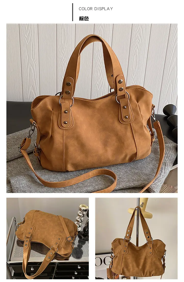 Vintage Frosted Tote Bag Women 2024 New Style — feature 8