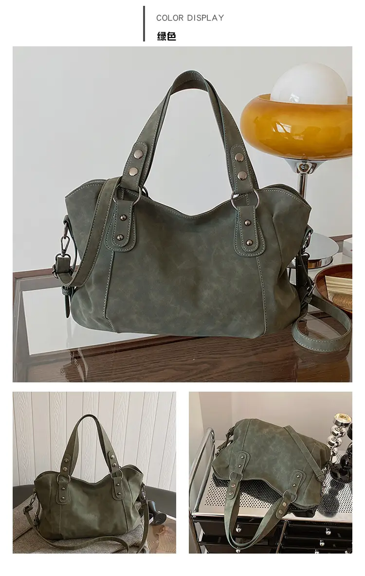 Vintage Frosted Tote Bag Women 2024 New Style — feature 9