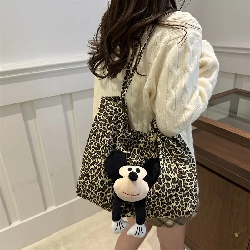 Leopard Print Shoulder Bag for Women 2024 - Image 5