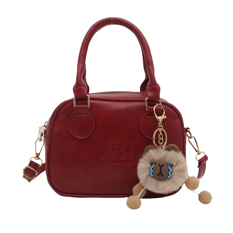 2024 Winter New Niche Retro Square Bag Shoulder Crossbody Brown - Image 7