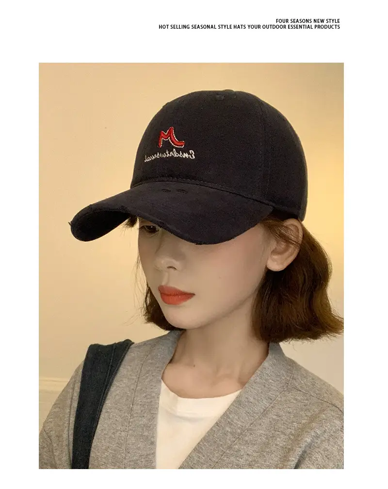 Korean Style Soft Top Baseball Hat Spring New — feature 3