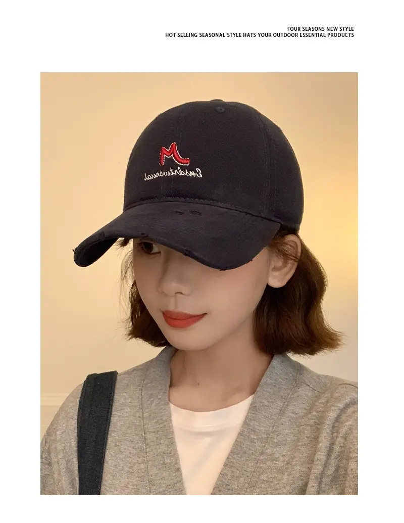 Korean Style Soft Top Baseball Hat Spring New — feature 6