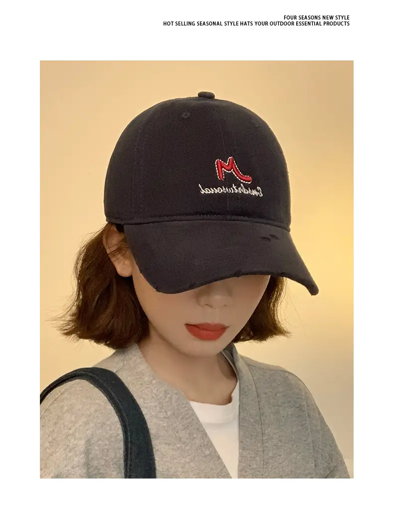 Korean Style Soft Top Baseball Hat Spring New — feature 7