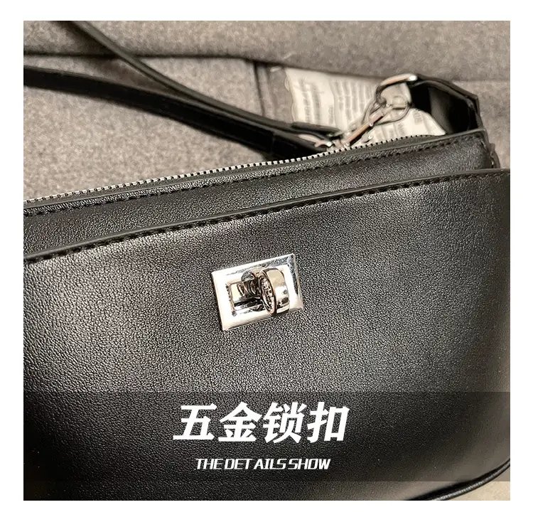Black Korean Style Shoulder Bag for Women 2024 — feature 10