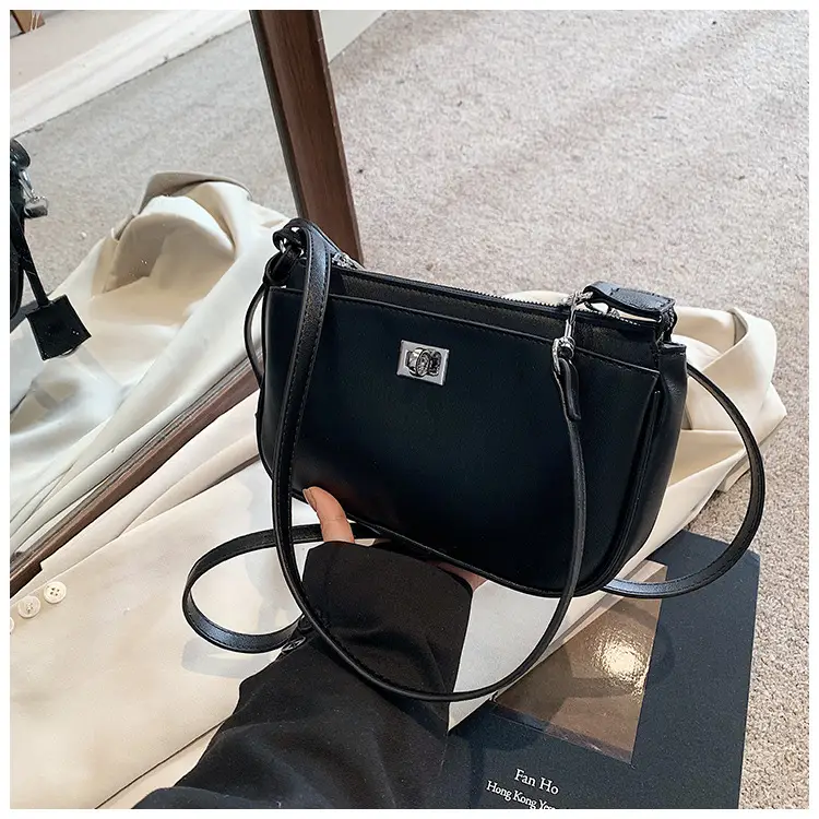 Black Korean Style Shoulder Bag for Women 2024 — feature 15