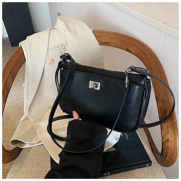 Black Korean Style Shoulder Bag for Women 2024 — feature 17