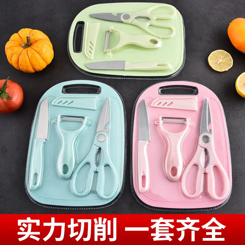 4-Piece Stainless Steel Kitchen Set Mint Blue - Image 8