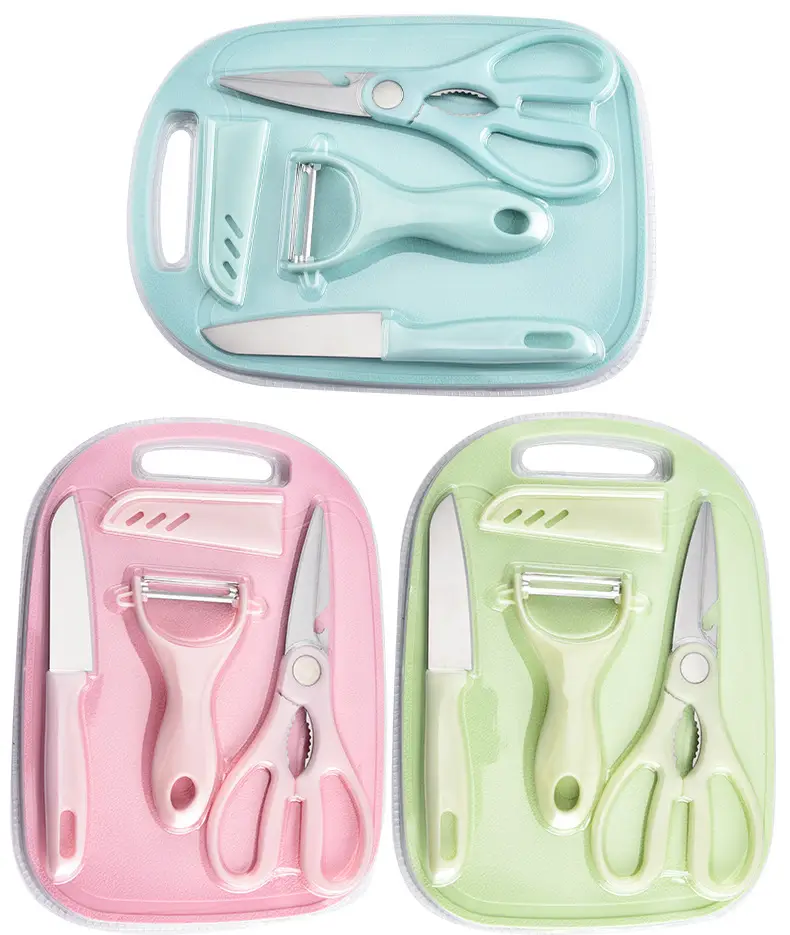 4-Piece Stainless Steel Kitchen Set Mint Blue — feature 15