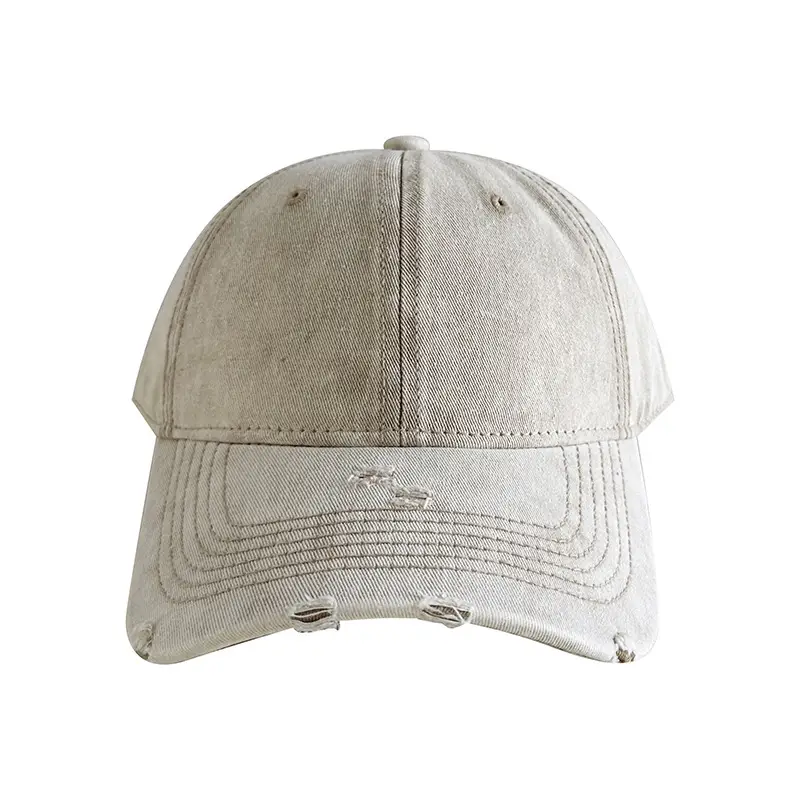 Washed Hole Baseball Cap for Men Women Spring Light - Image 13