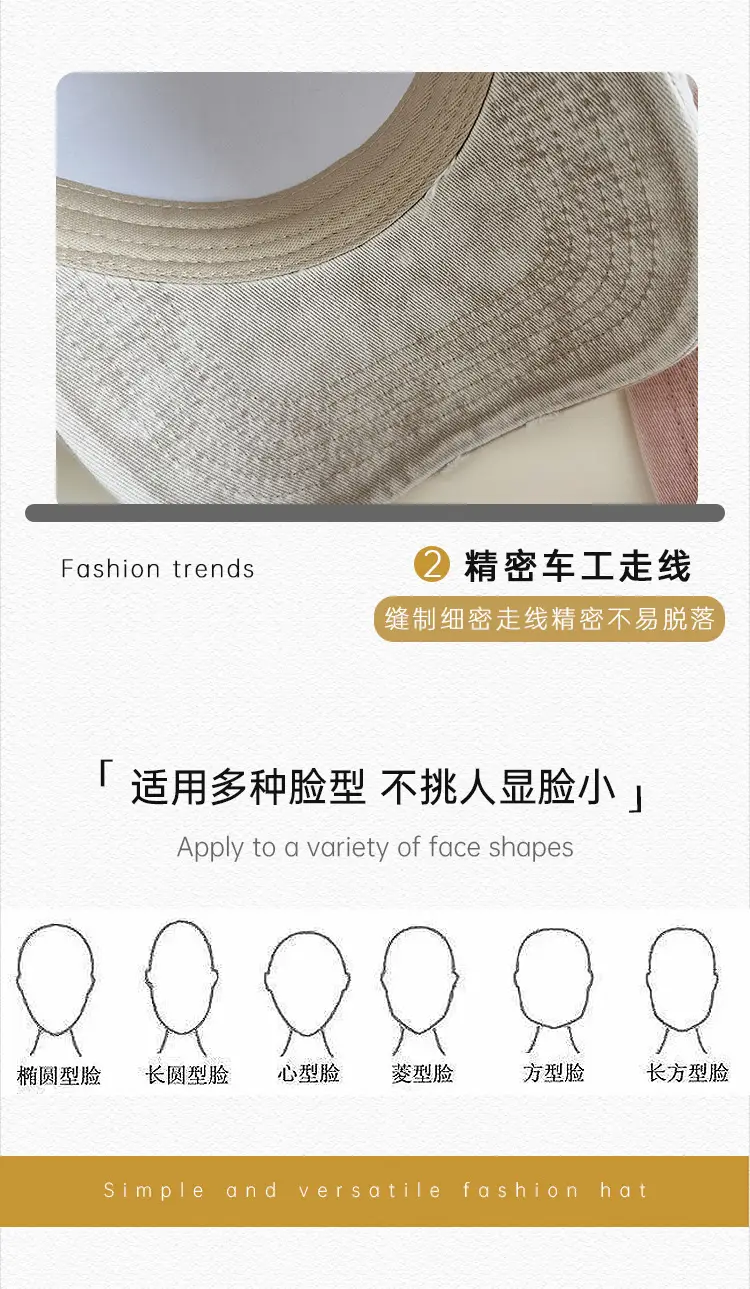 Washed Hole Baseball Cap for Men Women Spring Light — feature 23