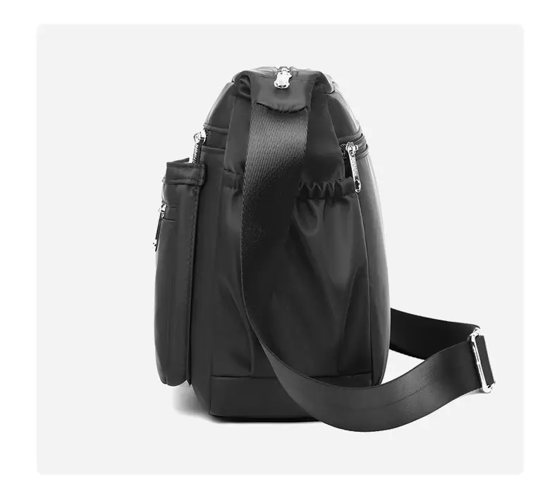 Women's Blue Messenger Bag 2024 Winter Large Capacity Nylon — feature 26