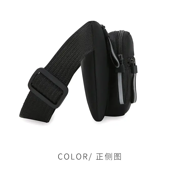 Men's Green Sports Waist Bag with Adjustable Strap — feature 28