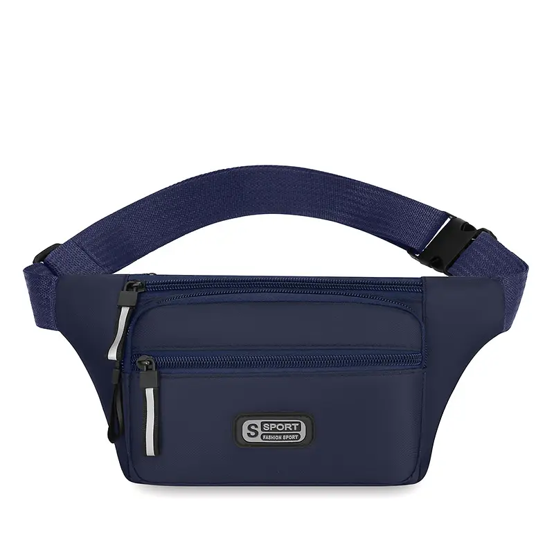Men's Green Sports Waist Bag with Adjustable Strap - Image 4