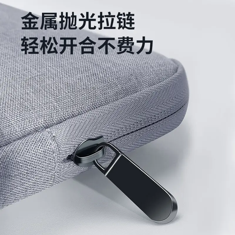 15.6 Inch Laptop Bag Black Shoulder Wear-Resistant Business Office - Image 8