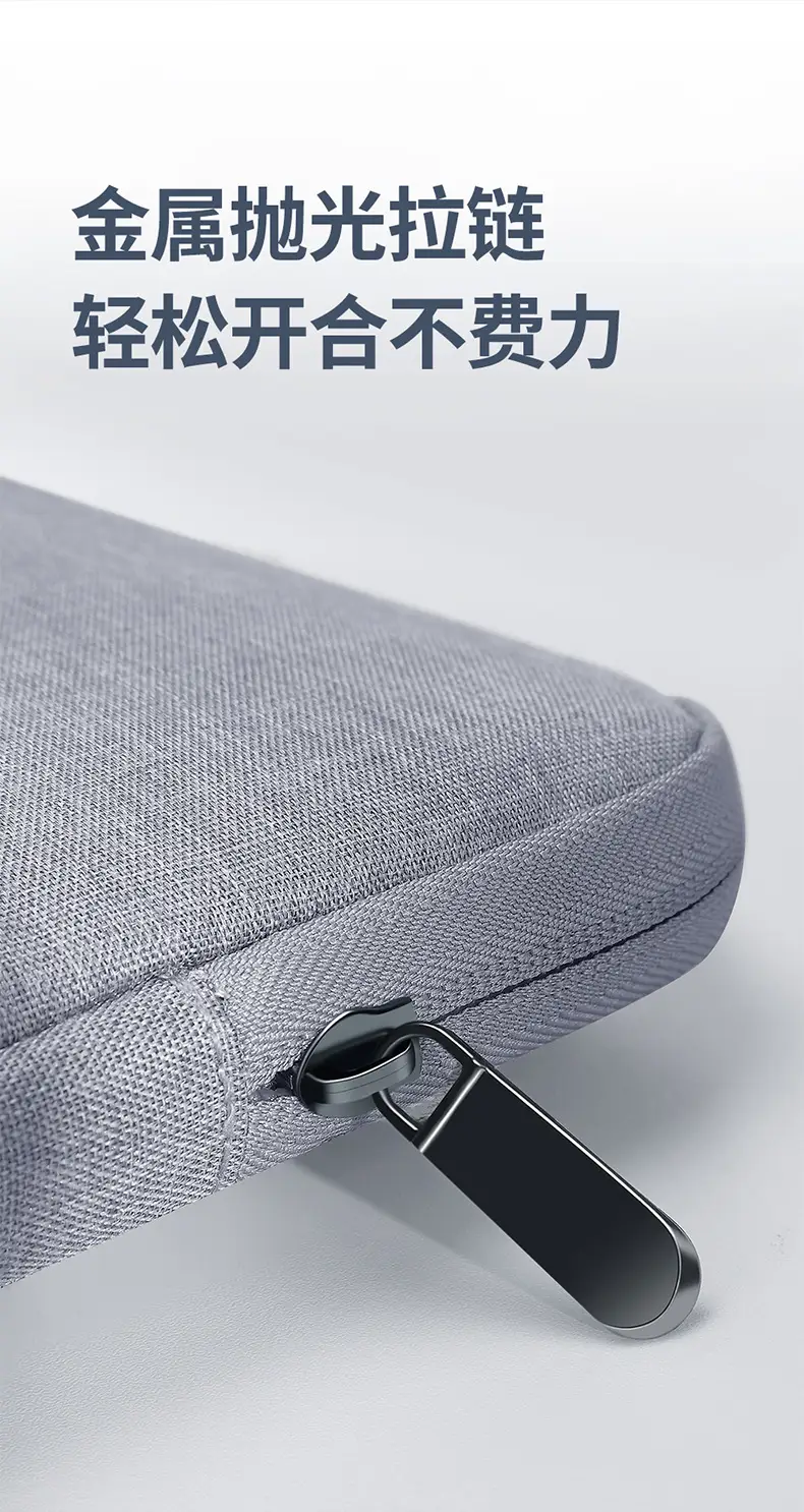 15.6 Inch Laptop Bag Black Shoulder Wear-Resistant Business Office — feature 18