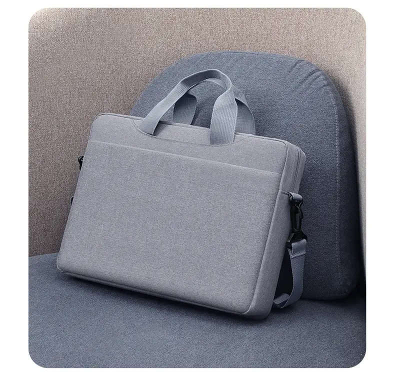 15.6 Inch Laptop Bag Black Shoulder Wear-Resistant Business Office — feature 26
