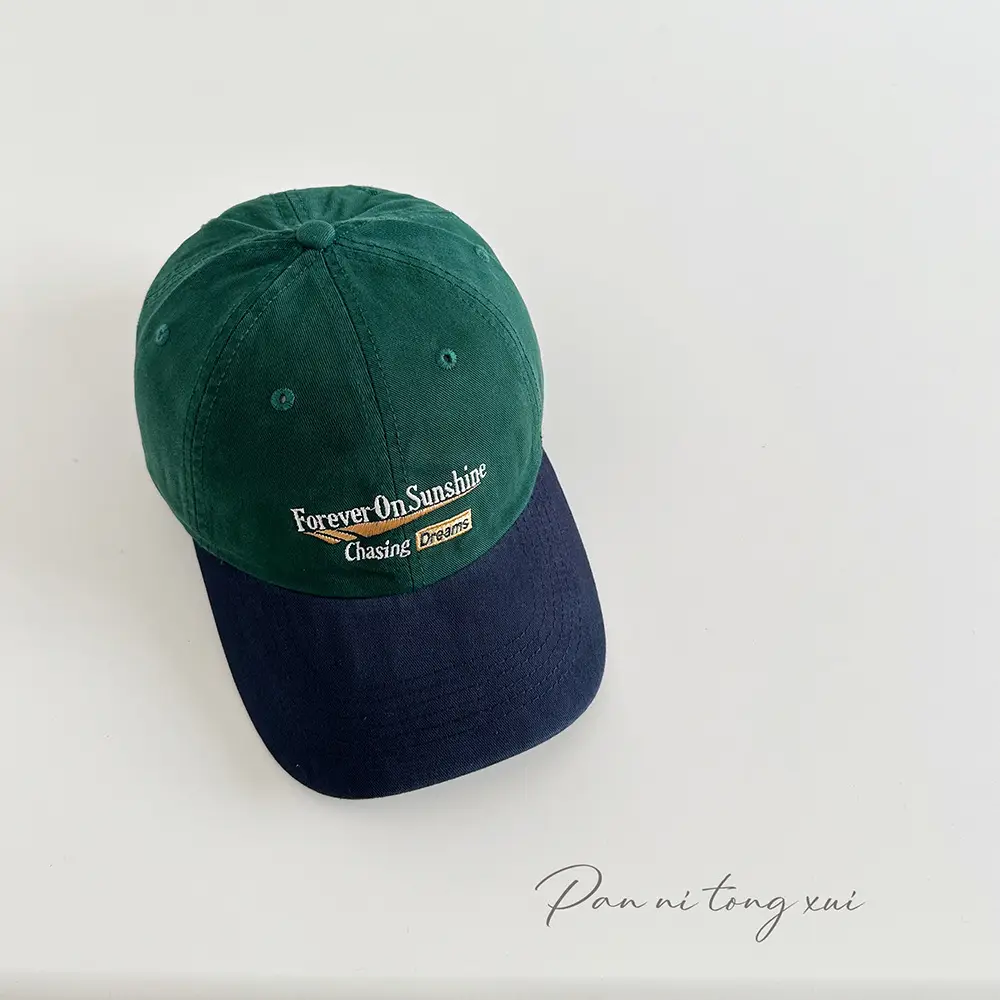 Retro Green Baseball Cap for Men Women