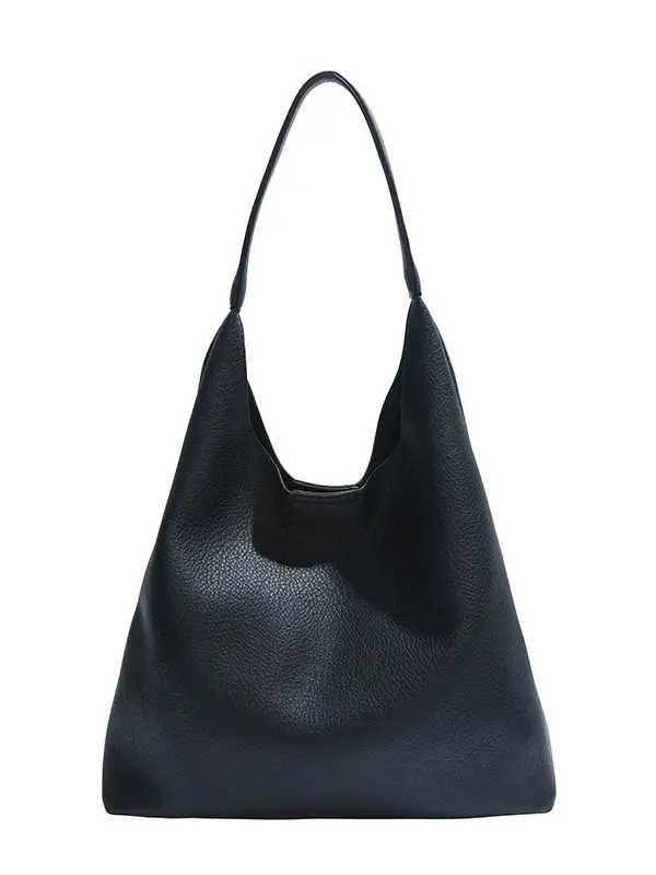 Brown Leather Shoulder Bag for Women Large Capacity 2024