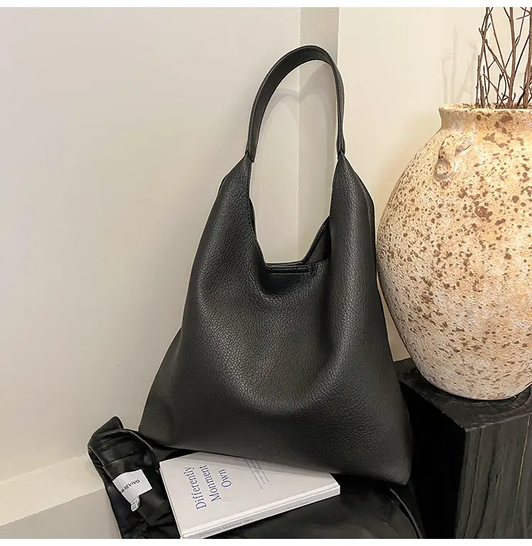 Brown Leather Shoulder Bag for Women Large Capacity 2024 — feature 30