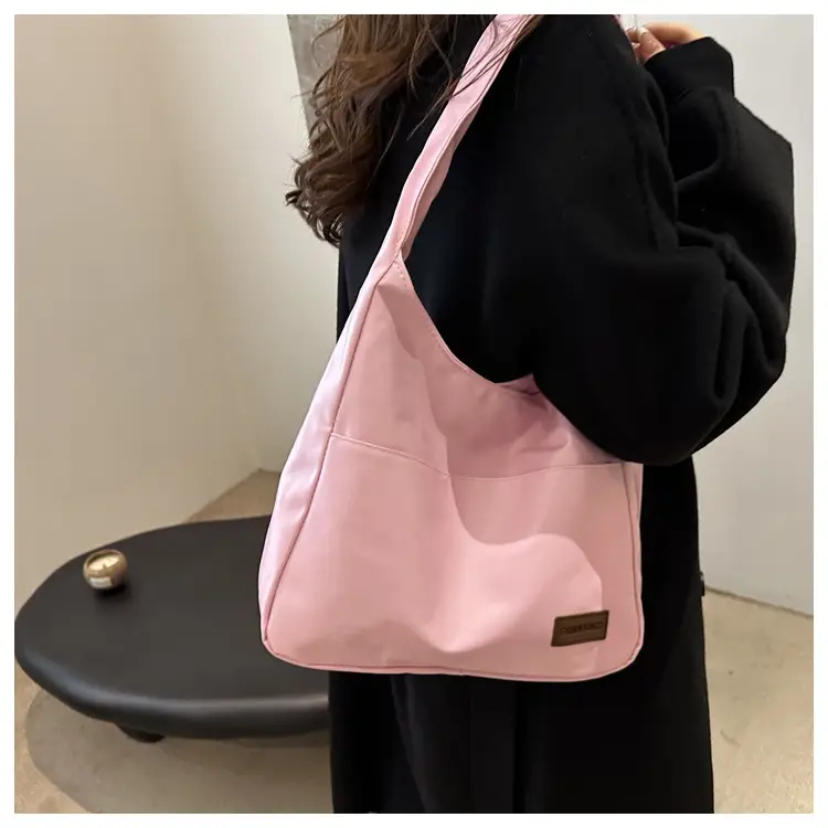 Pink Korean Style Shoulder Bag Large Capacity — feature 19