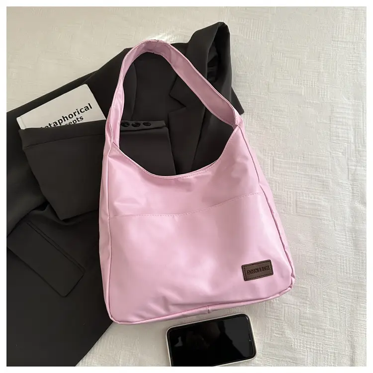 Pink Korean Style Shoulder Bag Large Capacity — feature 5
