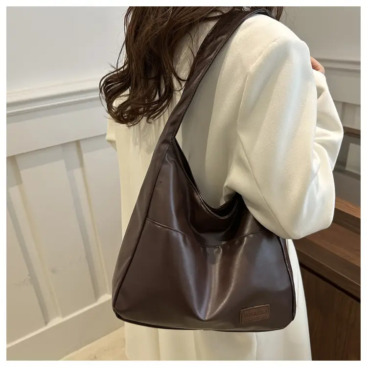 Pink Korean Style Shoulder Bag Large Capacity - Image 4