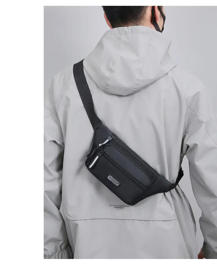 Men's Sports Waist Bag with 4 Colors — feature 11