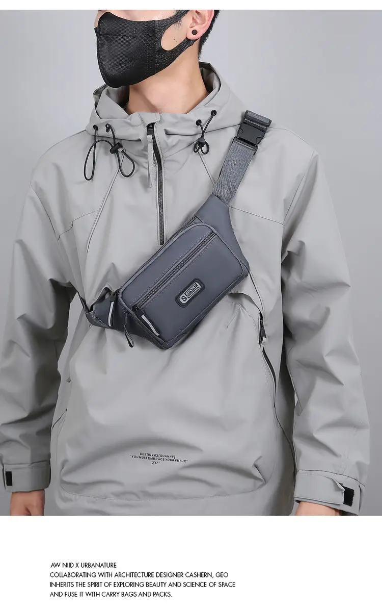 Men's Sports Waist Bag with 4 Colors — feature 19