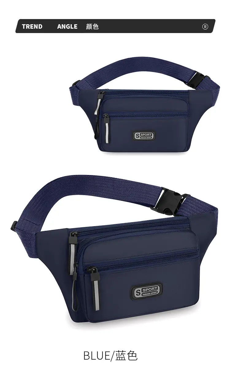 Men's Sports Waist Bag with 4 Colors — feature 23