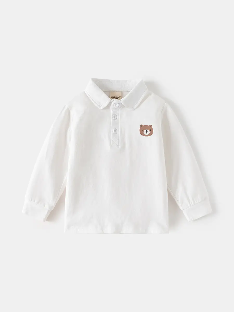 Blue Polo Shirt for Boys Spring 2025 - Image 6