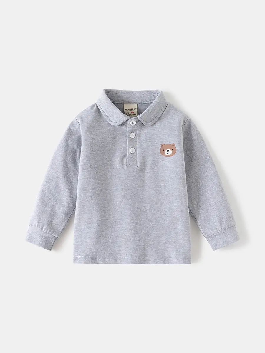 Blue Polo Shirt for Boys Spring 2025 - Image 7