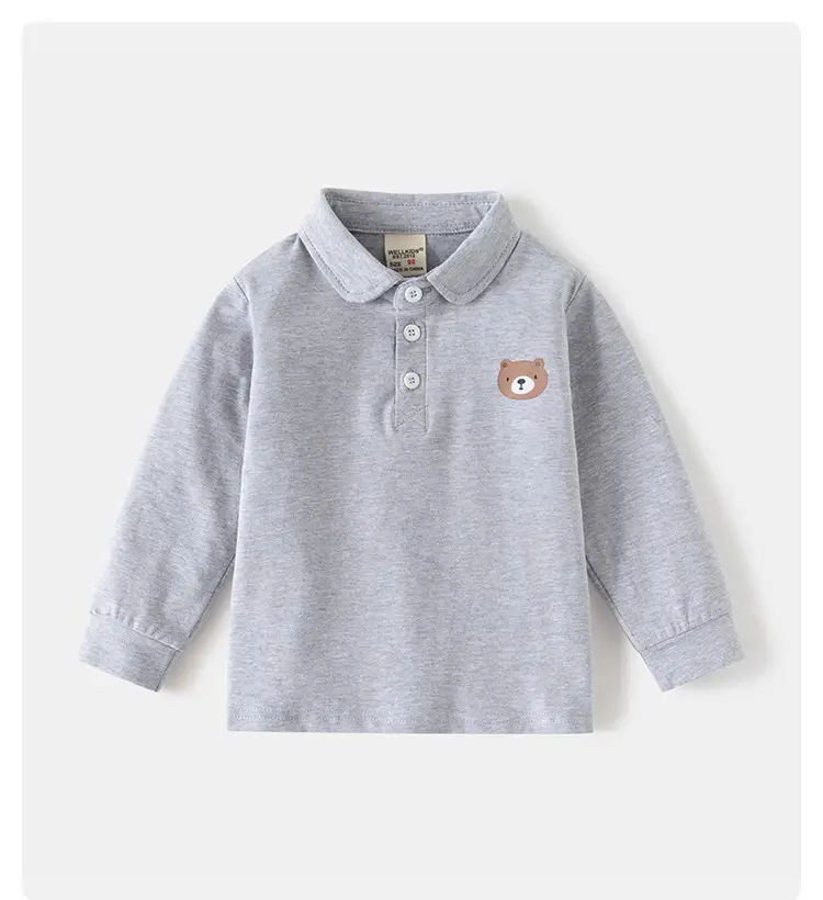 Blue Polo Shirt for Boys Spring 2025 — feature 1