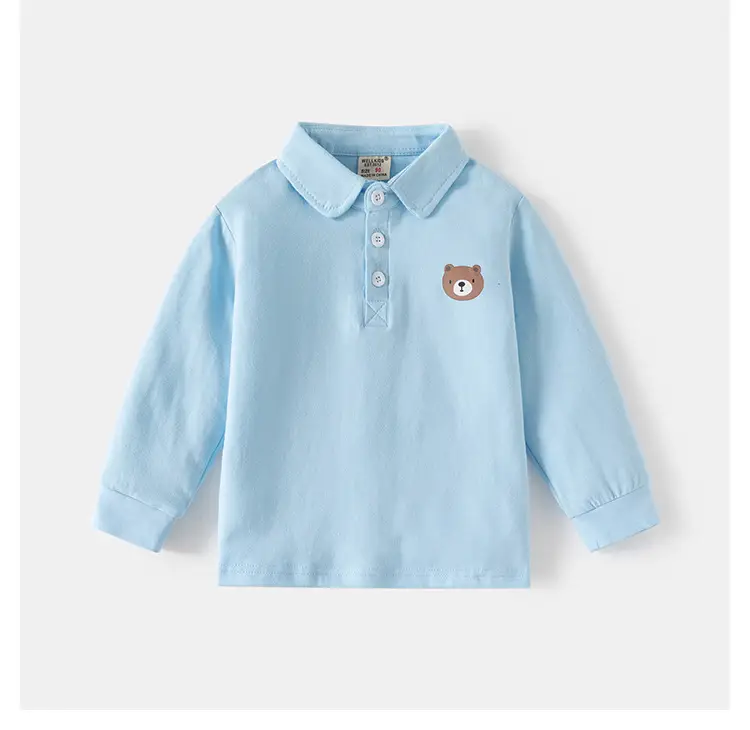 Blue Polo Shirt for Boys Spring 2025 — feature 13