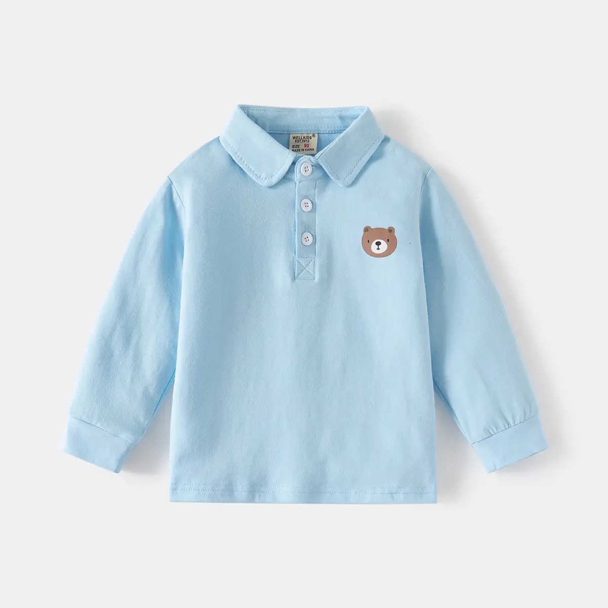 Blue Polo Shirt for Boys Spring 2025 - Image 4